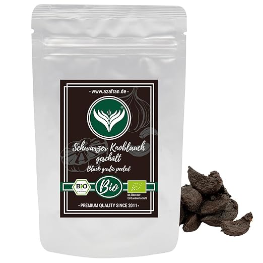 Azafran BIO Schwarzer Knoblauch fermentiert & gesch&auml;lt