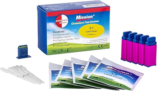 Swiss Point Of Care Mission 3 in 1 Teststreifen und weiteres Messzubeh&ouml;r