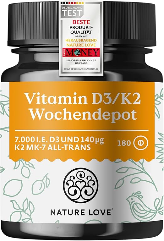 Vitamin D3 K2 Wochendepot