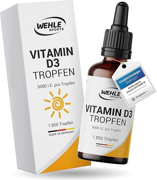 Vitamin D3 Laborgepr&uuml;fte 5000 IE pro Tropfen