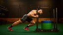 Schlitten-Beintraining