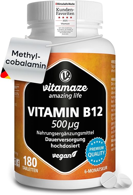 Vitamin B12 hochdosiert und vegan