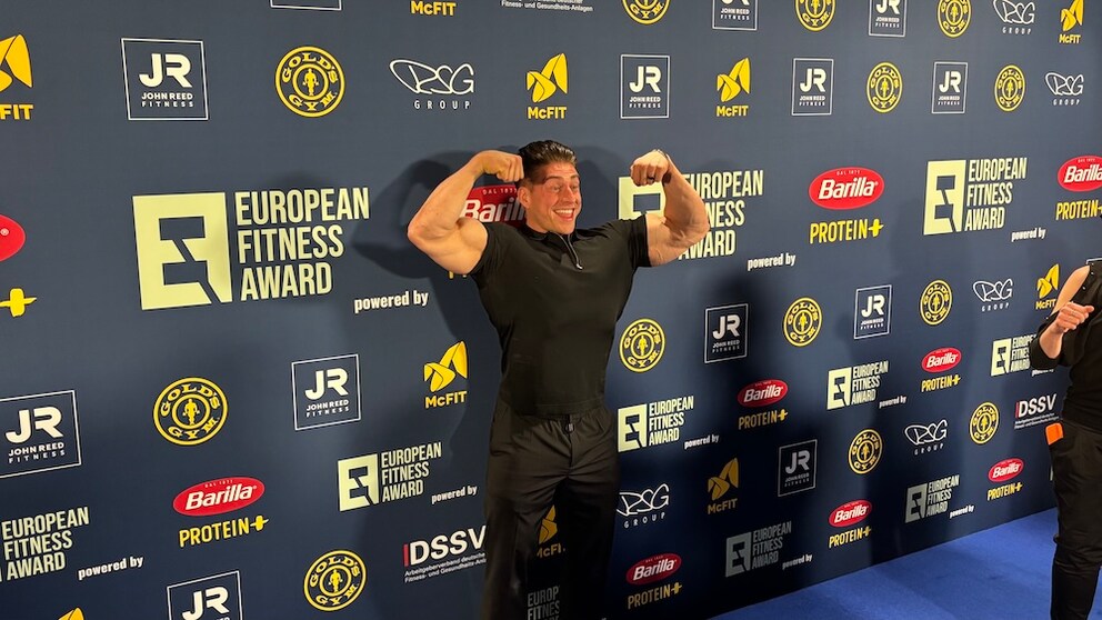 Fitness influencer Johny Münster was awarded 'Creator of the Year'