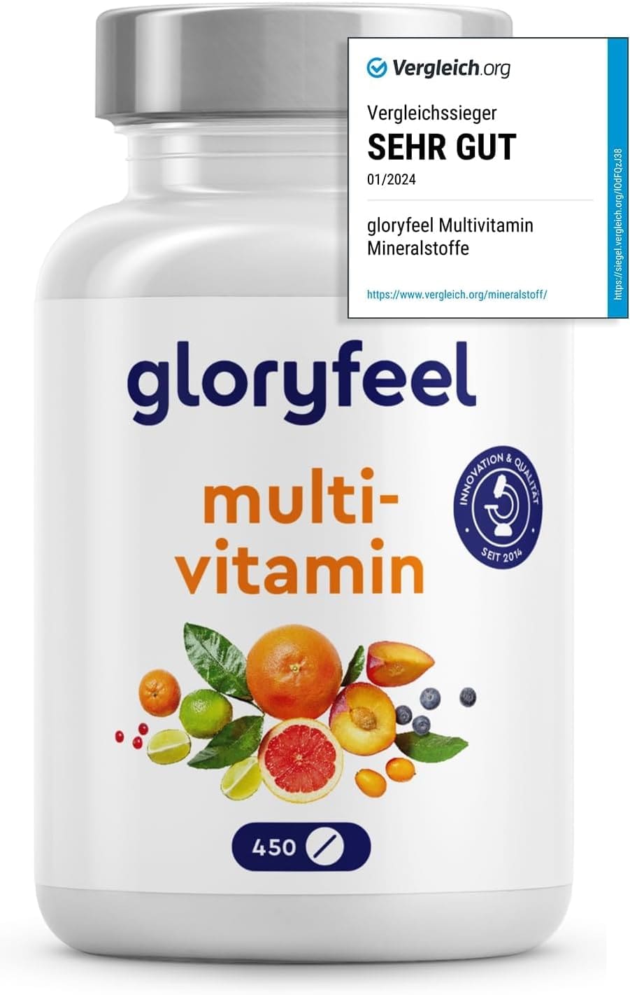 Multivitamin Hochdosiert - 450 Tabletten