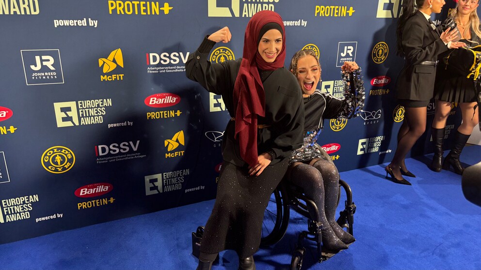 Boxer Zeina Nassar and track cycling Olympic champion Kristina Vogel