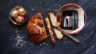 Airfryer zu Ostern nutzen? Vier Rezepte zeigen, was funktioniert und welche Fehler besser vermieden werden sollten.