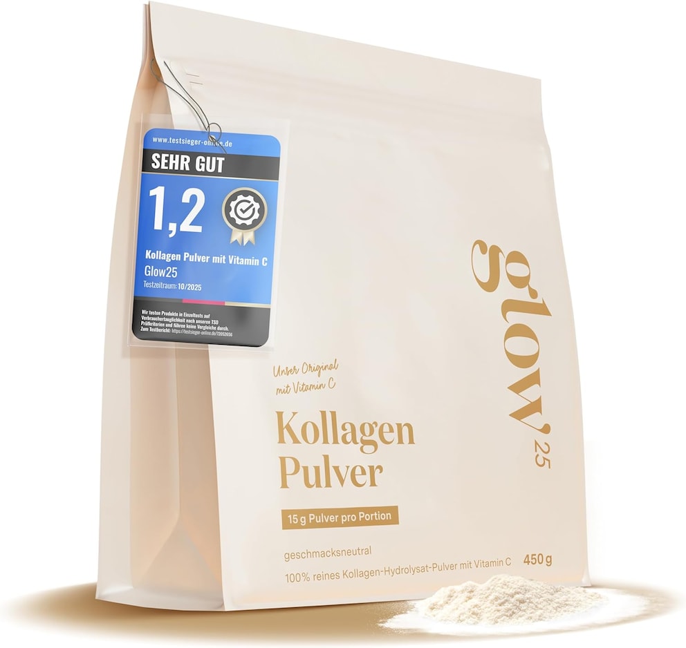 Glow25&reg; Collagen Pulver