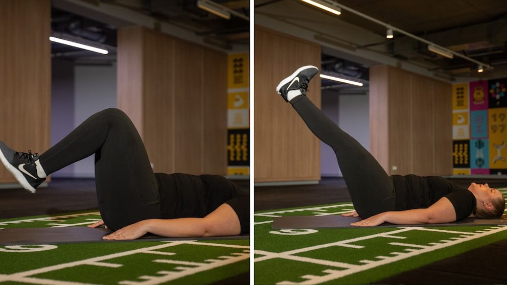 Leg raises sind einer der besten Bauchübungen für ein Sixpack im Sommer.