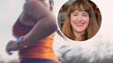 Ricarda Lang und Frau, die joggt