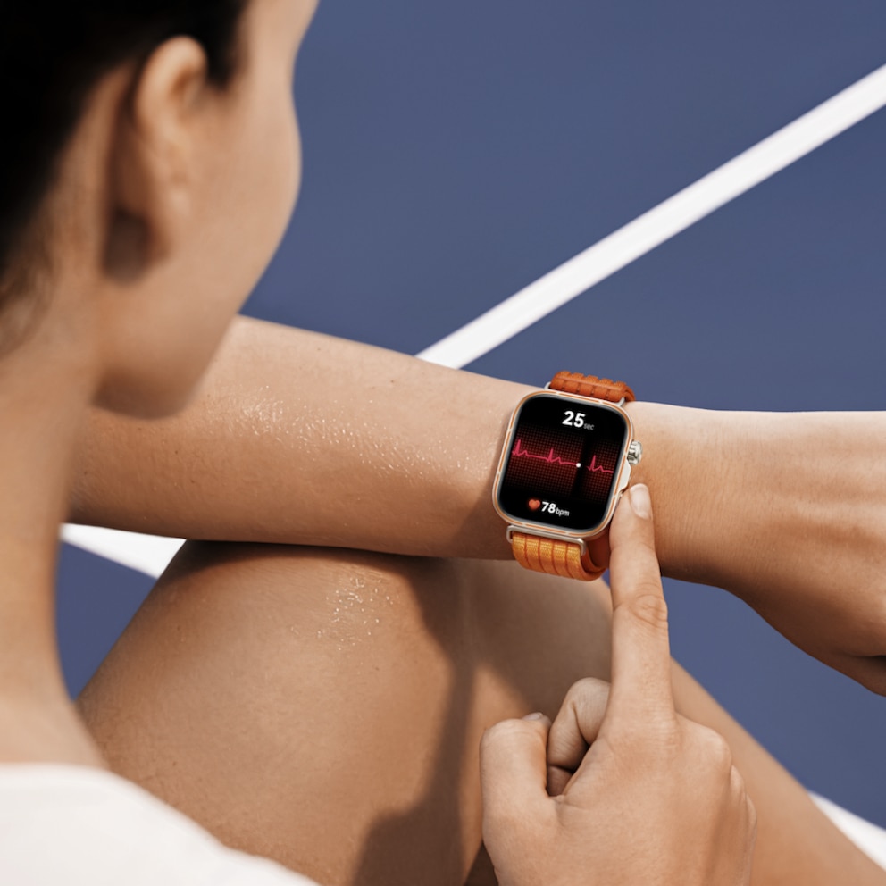 Ob Training oder Alltag – die Watch Fit 5 Pro liefert personalisierte Fitnessdaten direkt ans Handgelenk