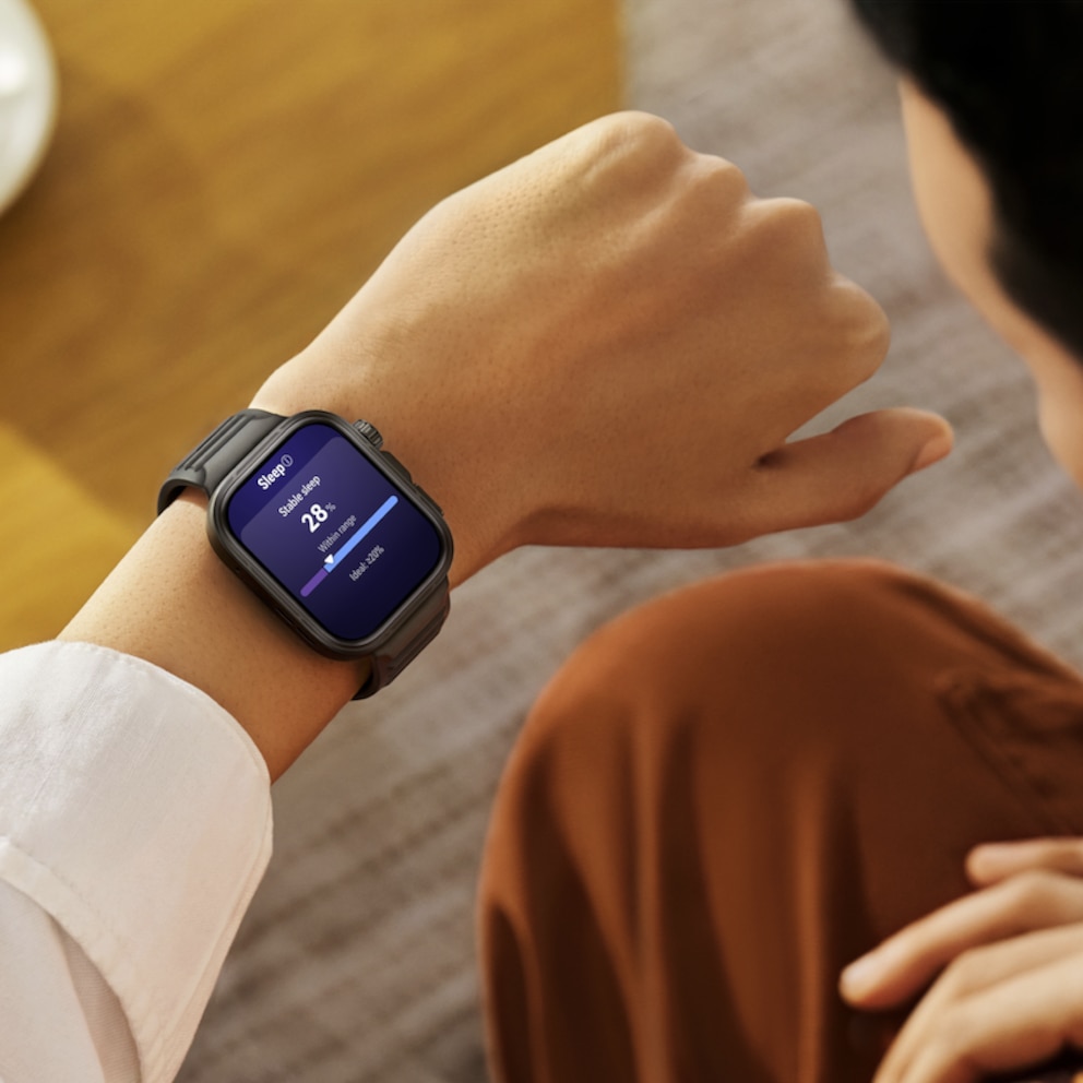 Vom Schlaf bis zum Stresslevel: Die Smartwatch analysiert zahlreiche Gesundheitsdaten in Echtzeit