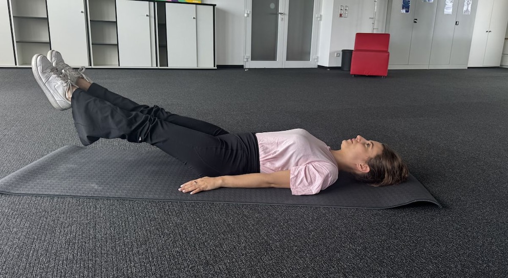 woman doing pilates
