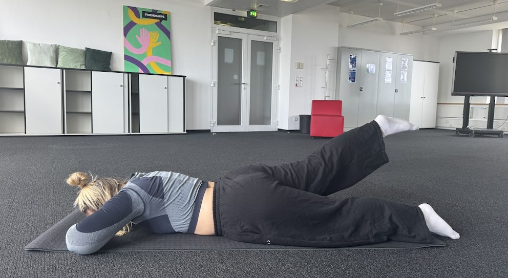 woman doing pilates
