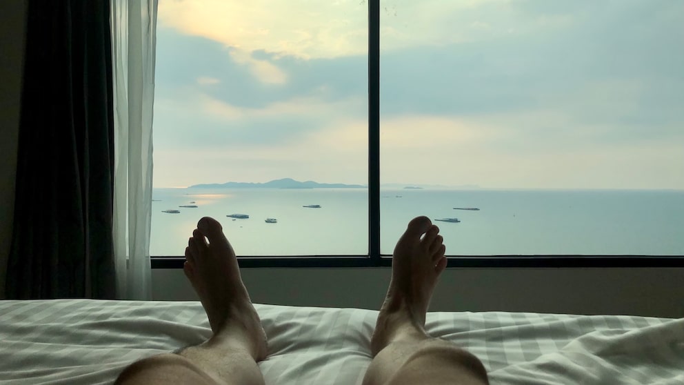 Die erste Nacht im Hotel schläft es sich oft nicht gut
