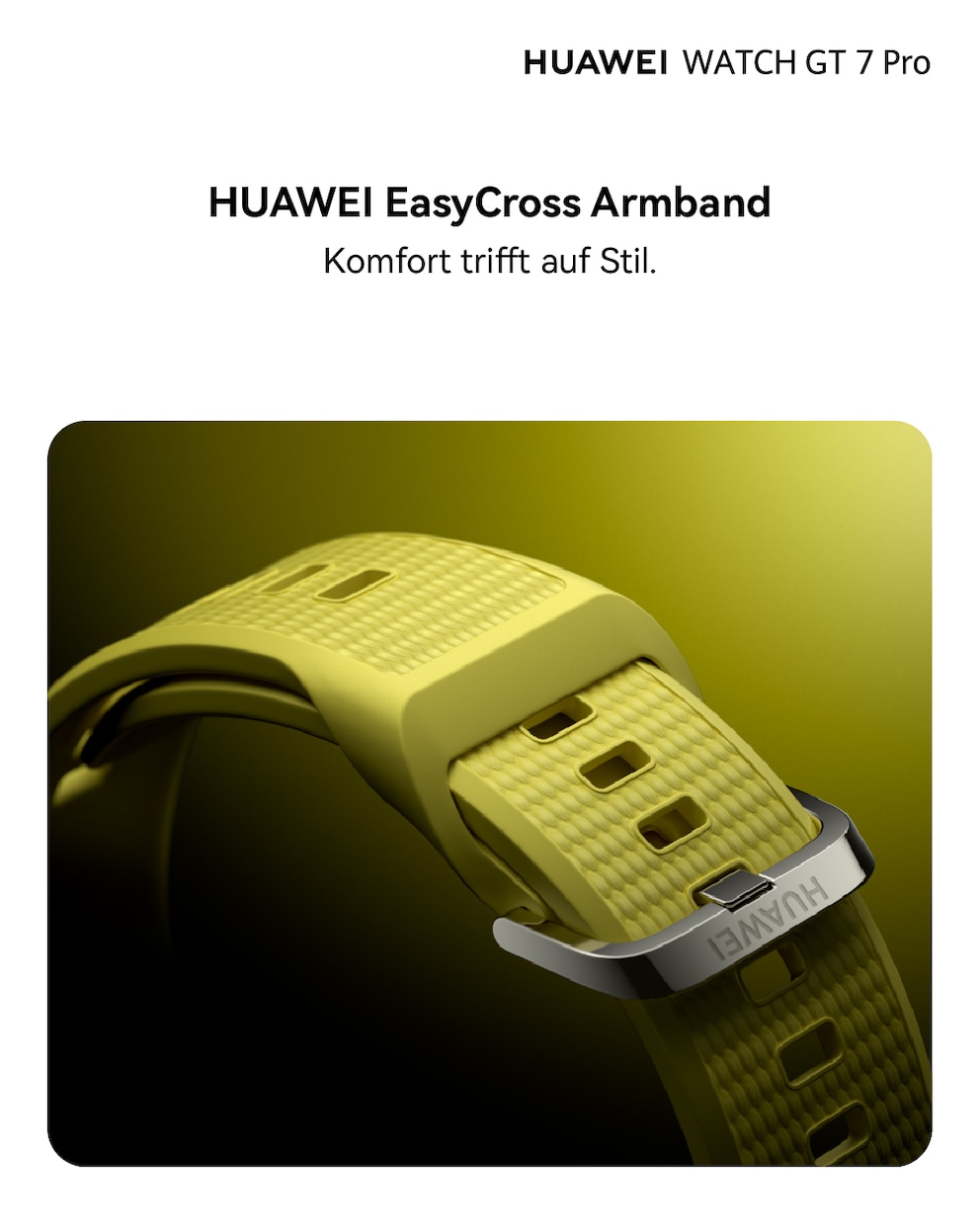 Robust und stylisch: Die HUAWEI WATCH GT 7 macht keine Abstriche.