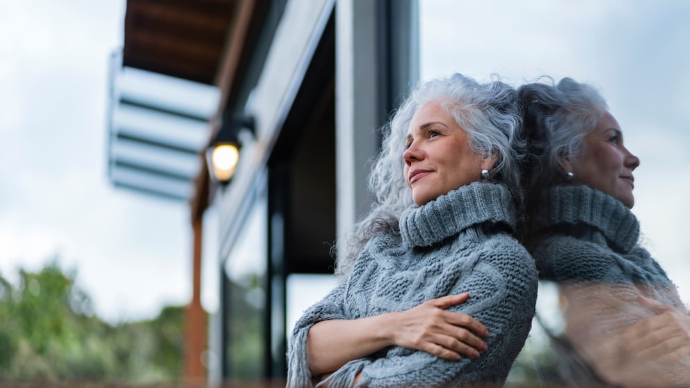Frau ist gesund in der Postmenopause