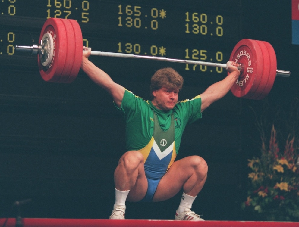 Nicu Vlad 1994 in Kanada bei den &bdquo;Commonwealth Games&ldquo; &ndash; er gewann dreimal Gold
