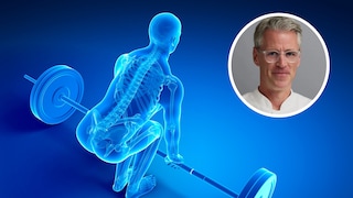 Kreuzheben ist Kraftübung, die Prof. Dr. med. Thomas Kälicke empfiehlt, um die Knochen zu stärken