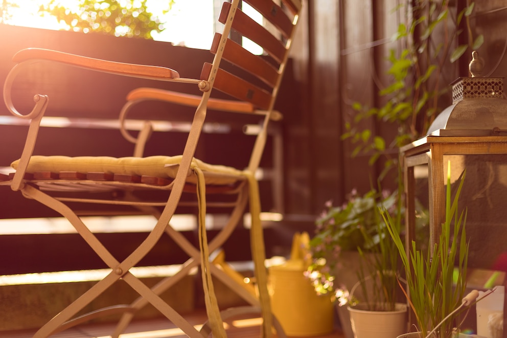 Pflanzen finden ihren Platz auf dem kleinsten Balkon 