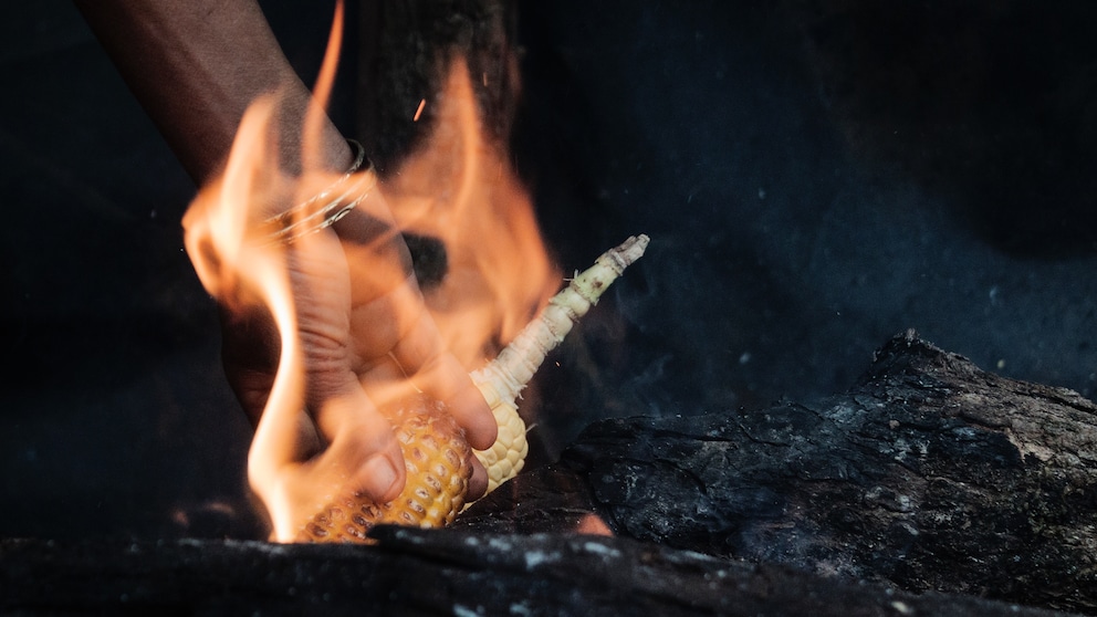 Maiskolben sind eine biologische Alternative zu Holzkohle