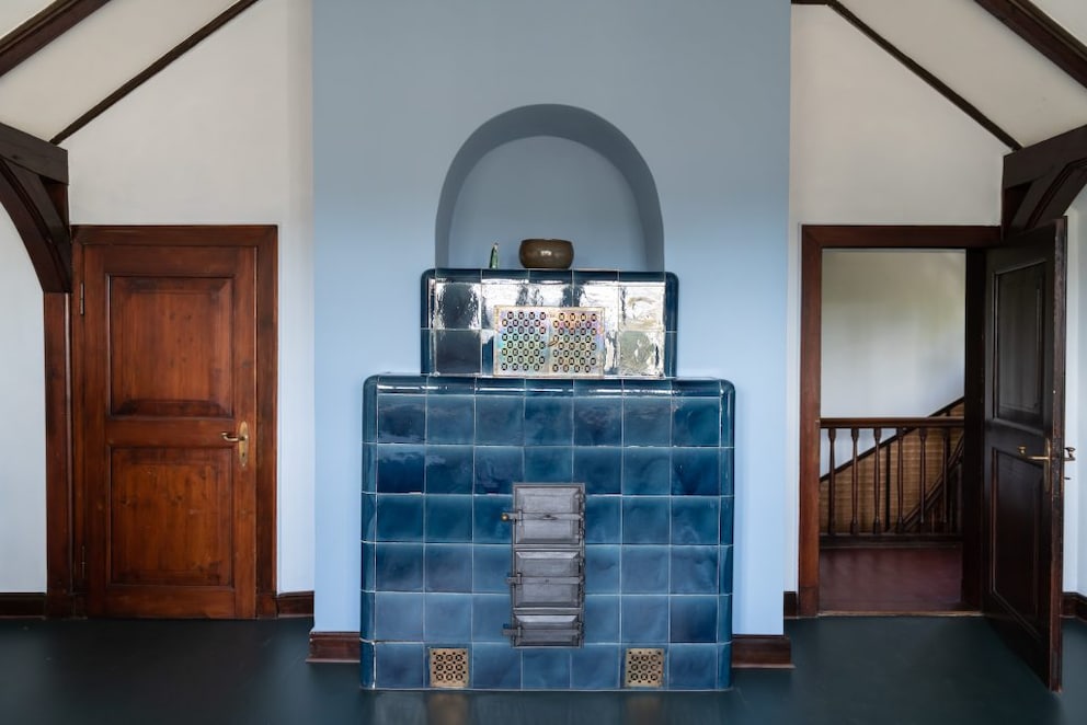 Tiled stove for the home