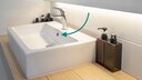 Die zwei Funktionen des Lochs im Waschbecken unter dem Hahn
