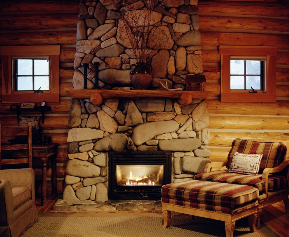 Heating fireplaces provide warmth
