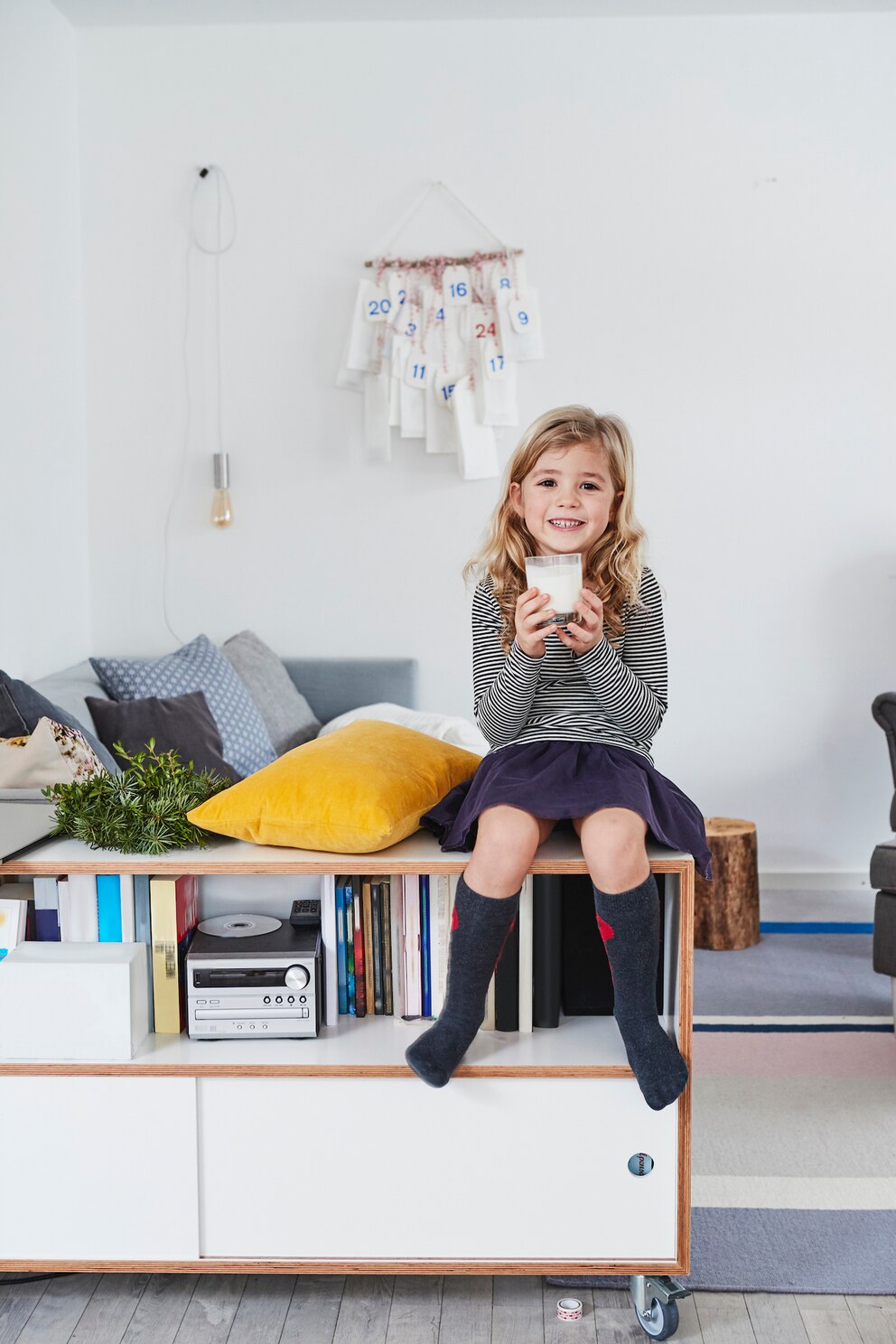 Mobile Möbel kann man beim Putzen schnell aus dem Weg schaffen