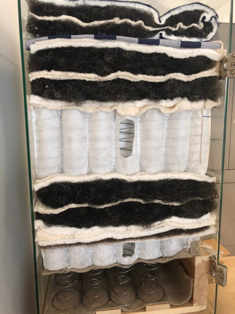 Luxury beds from Hästens are filled with horsehair