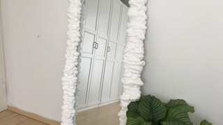 Spiegelrahmen mit Bauschaum aufpeppen und verschönern – DIY-Anleitung