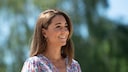 Söhne von Herzogin Kate, Prinz George und Prinz Louis, liefern sich Sonnenblumen-Wettstreit