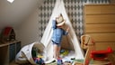 Tricks, um für mehr Platz und Raum im Kinderzimmer zu sorgen