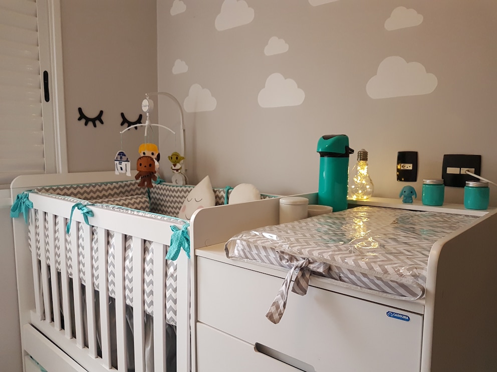 Wickelkommode im Babyzimmer