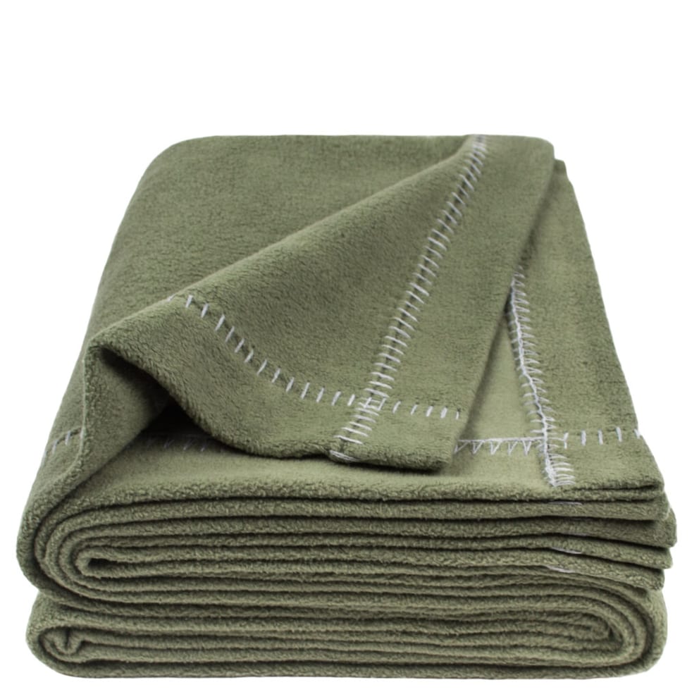 Fleece Blanket Soft-Greeny by Zoeppritz