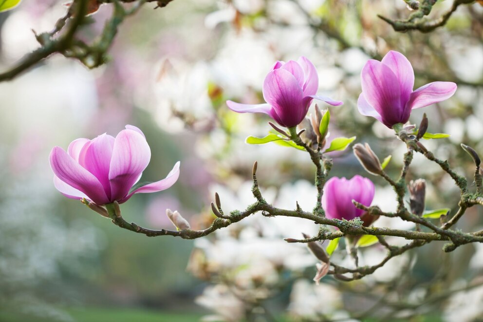 Detailansicht Magnolie