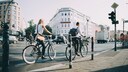 Szene in einer Innenstadt