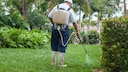 Biozide im Garten versprühen