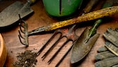 altertümliche Geräte für den garten