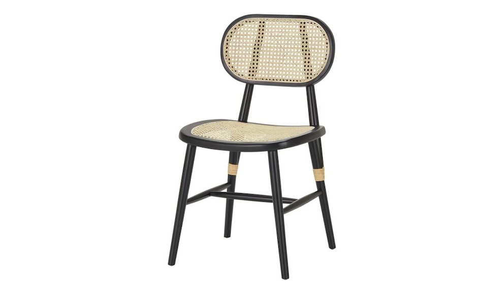 Wood chair with Viennese weave by Höffner