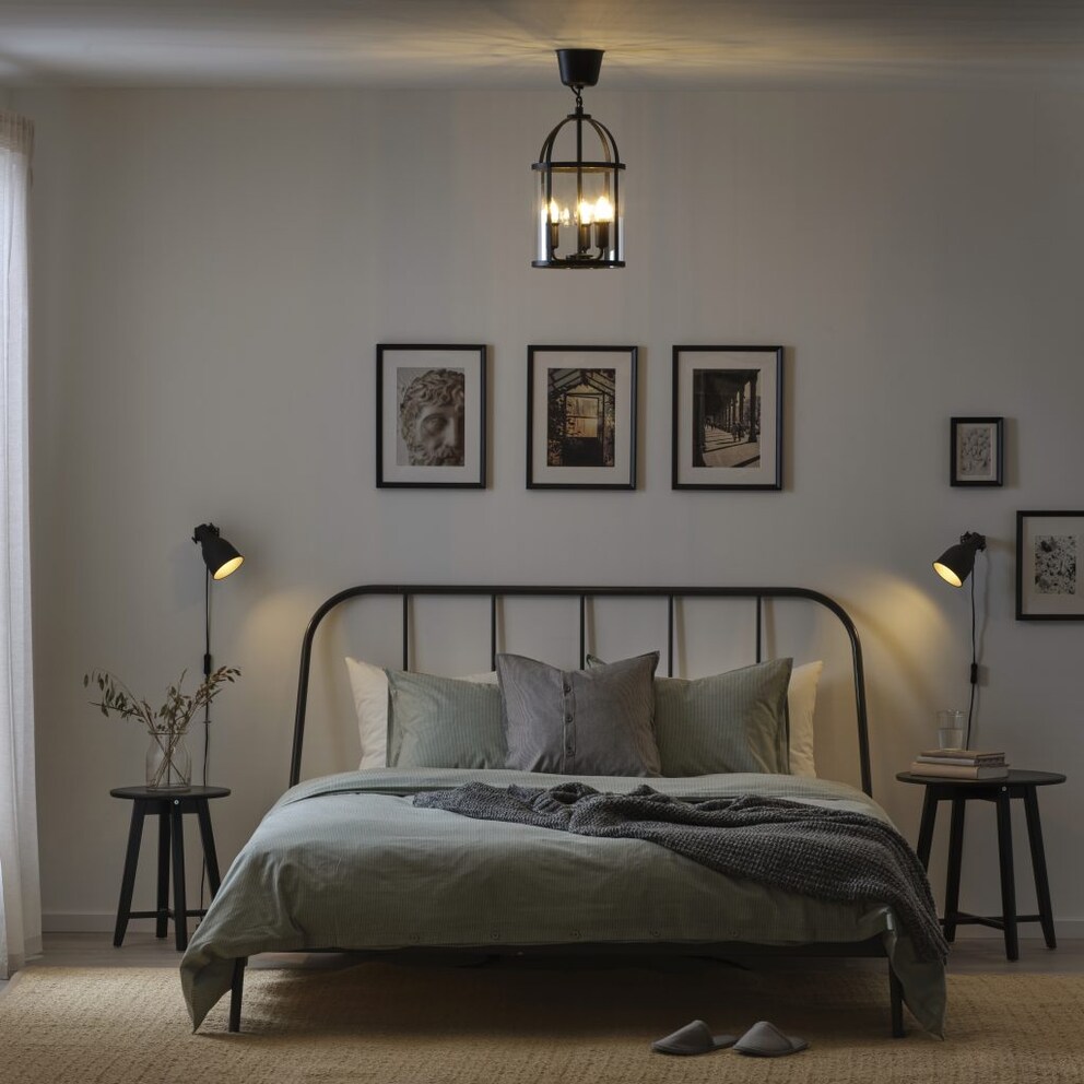 Ceiling light for the bedroom by Ikea