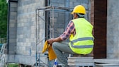 Handwerker auf der Baustelle