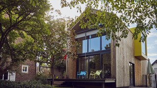 Modernes Tiny House von außen