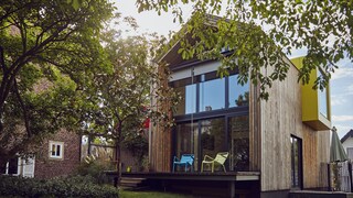 Modernes Tiny House von außen