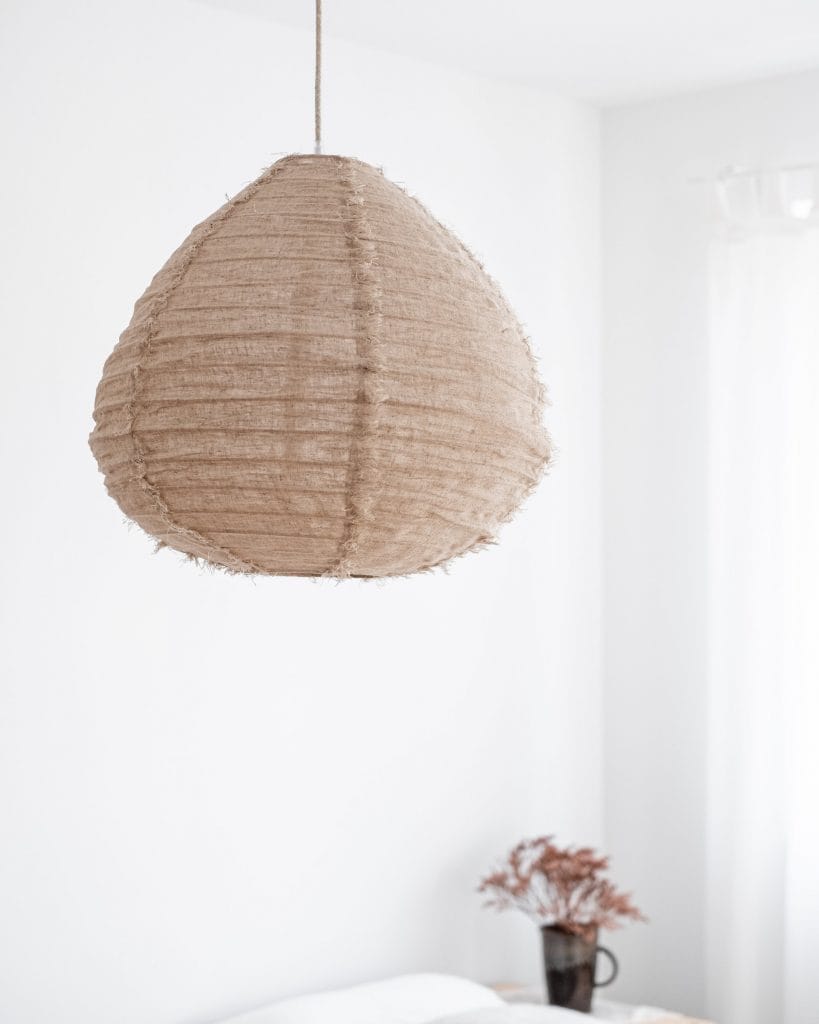Natural-colored Linen Light Pir by Atisan