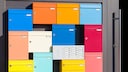 Viele bunte Briefkästen