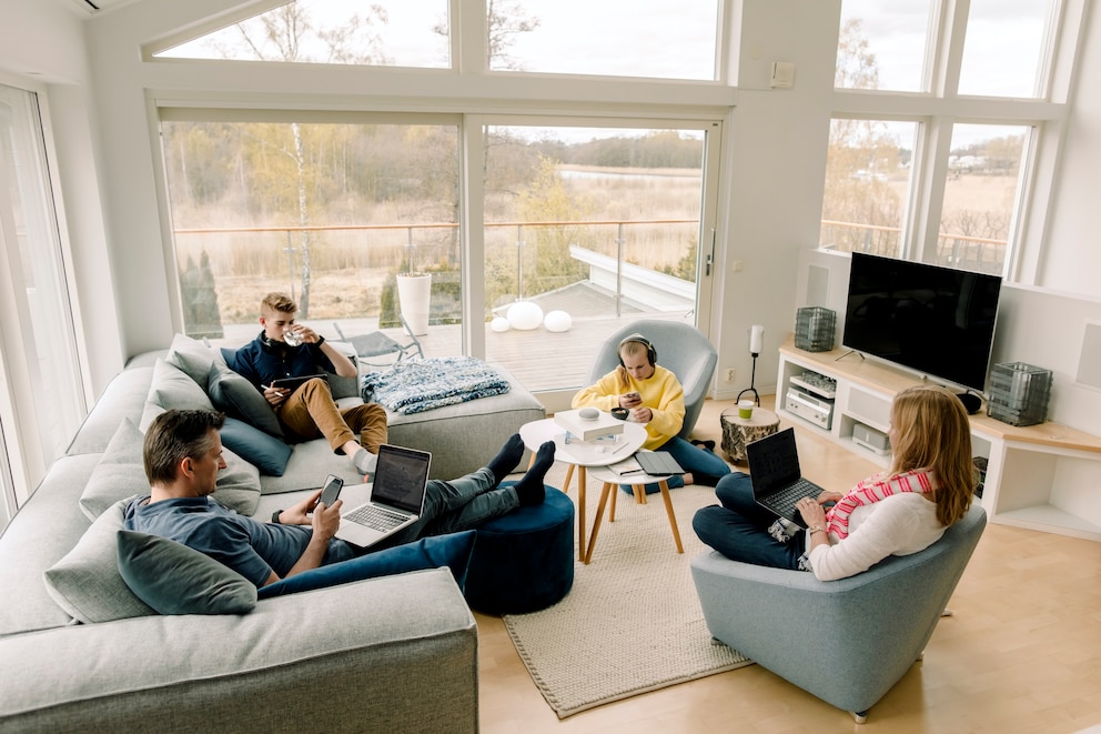 Fernseher im Wohnzimmer