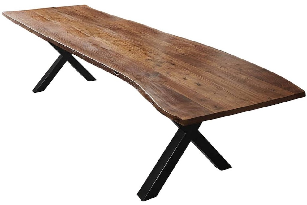 Dining Table made of Acacia by Baumkantentische