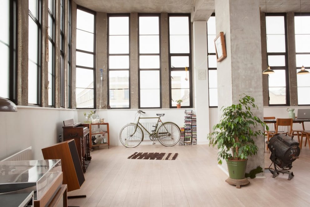 Apartment with too much flea market furniture