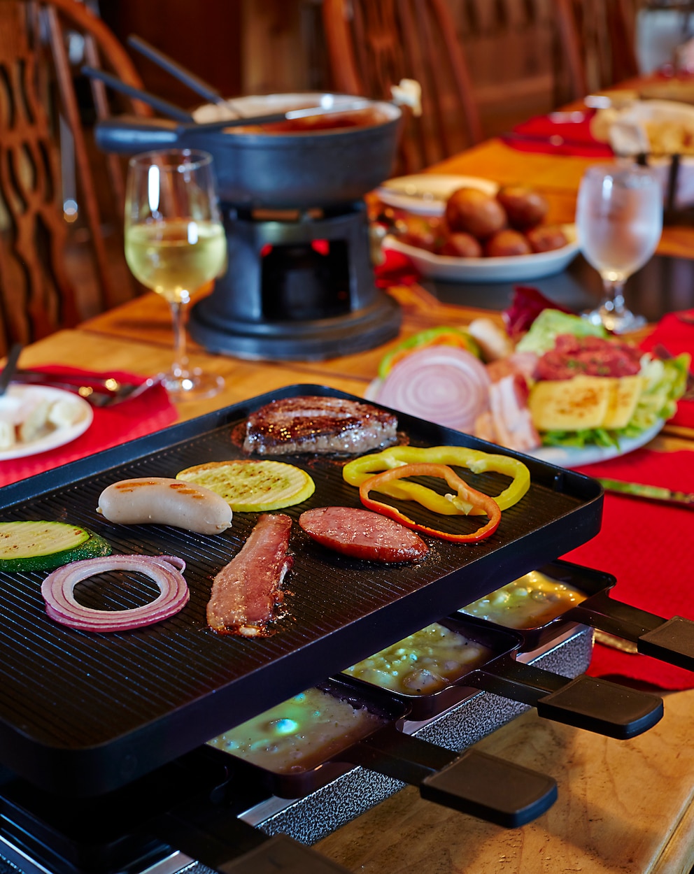 Raclette Grill Käse Pfännchen