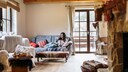 Wohnzimmer im Landhaus-Stil